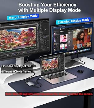 Amazon.co.jp: SWITCHFLUX USB C - デュアルHDMIアダプター | 4k